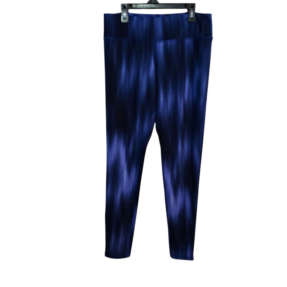 Champion Blue Athletic Leggings Womens Size L